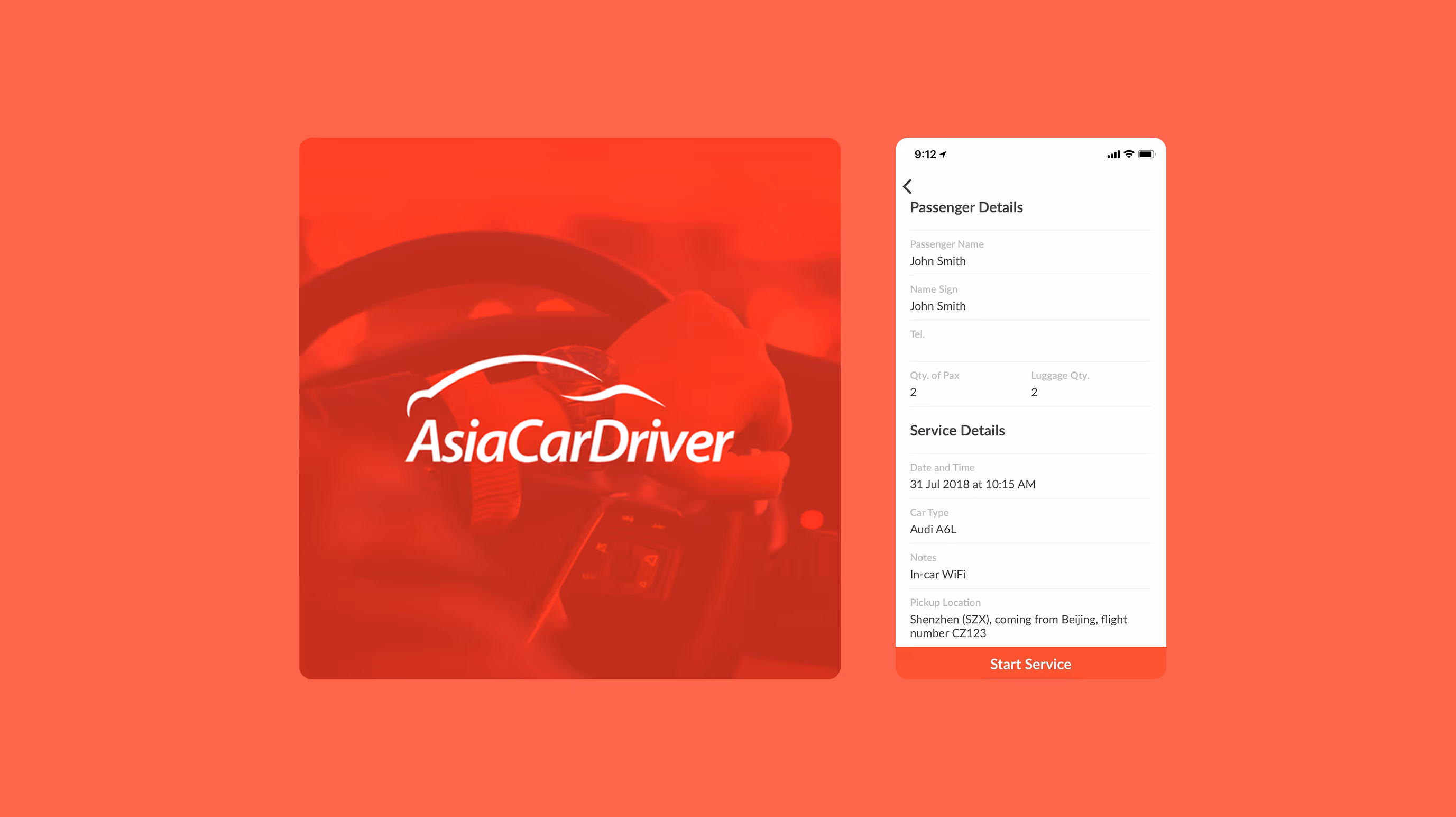 Asia Car Driver App: Powering Ride-Hailing Services for Professional Drivers screenshot 1