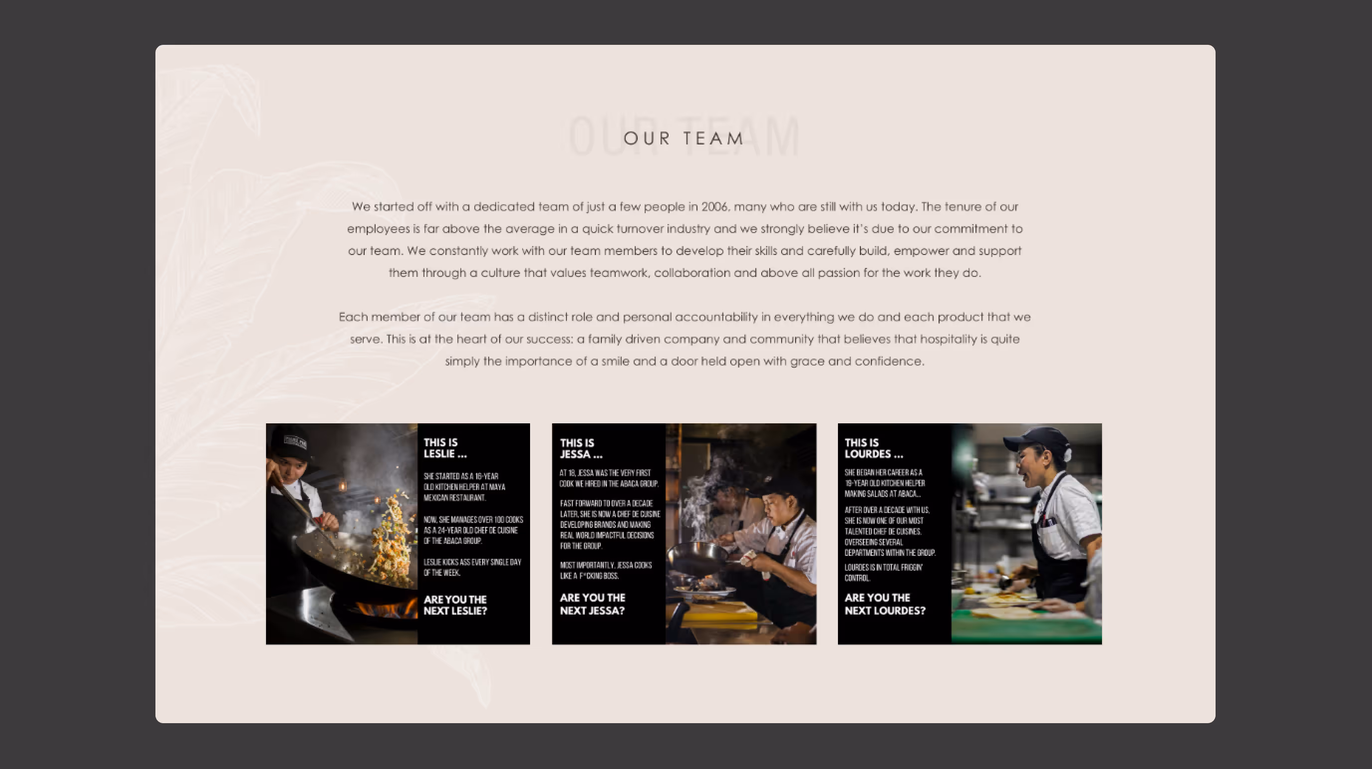 Abaca Group: One System for 20+ Restaurant Branches screenshot 1