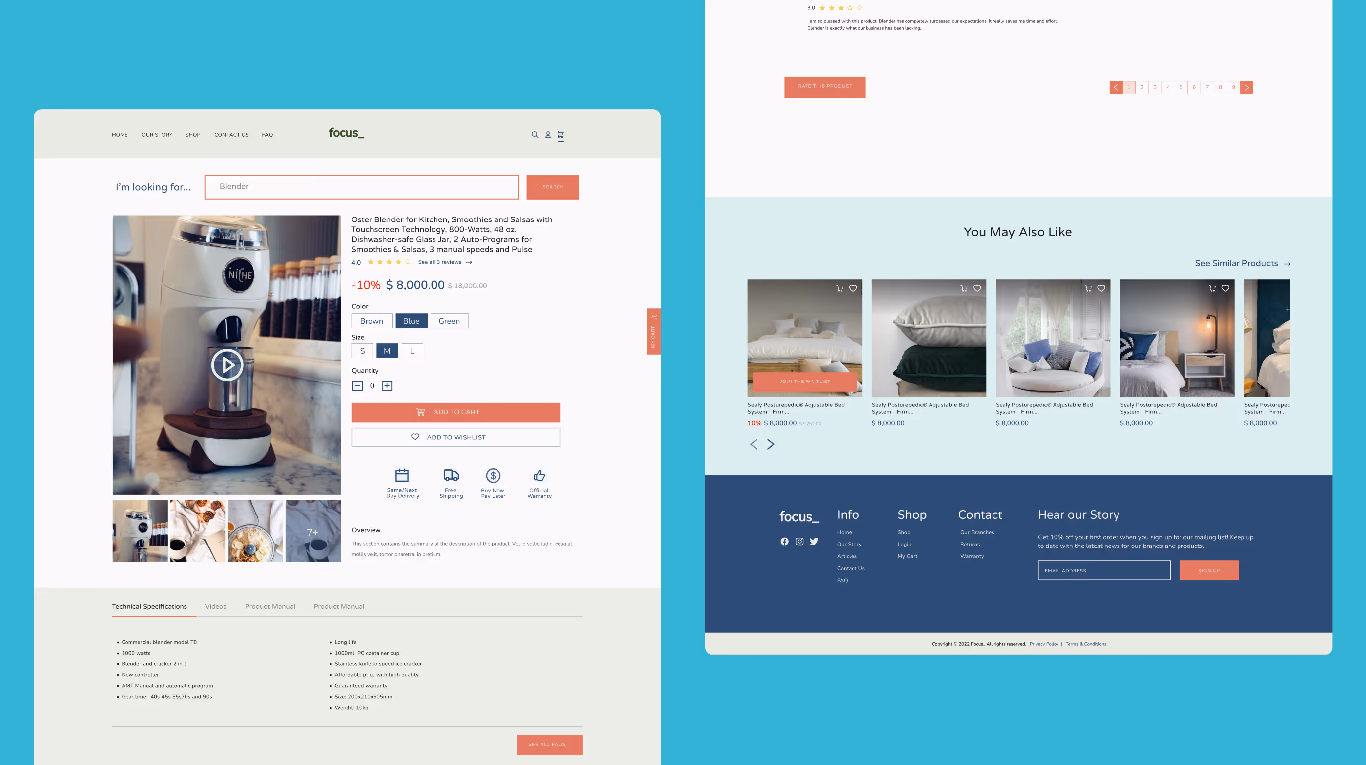 Focus Global: Enabling E-Commerce for a Global Brand screenshot 2