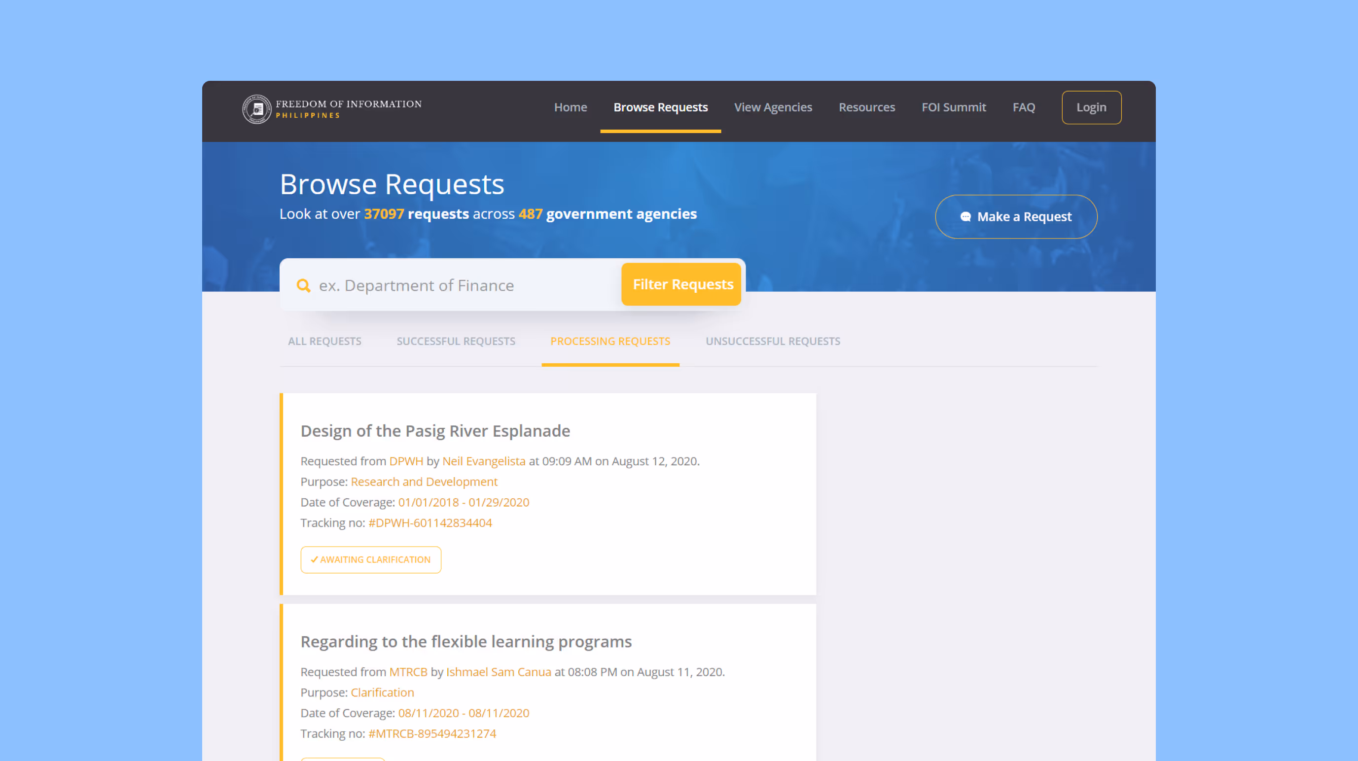 eFOI: A Digital Revolution in Government Transparency screenshot 2