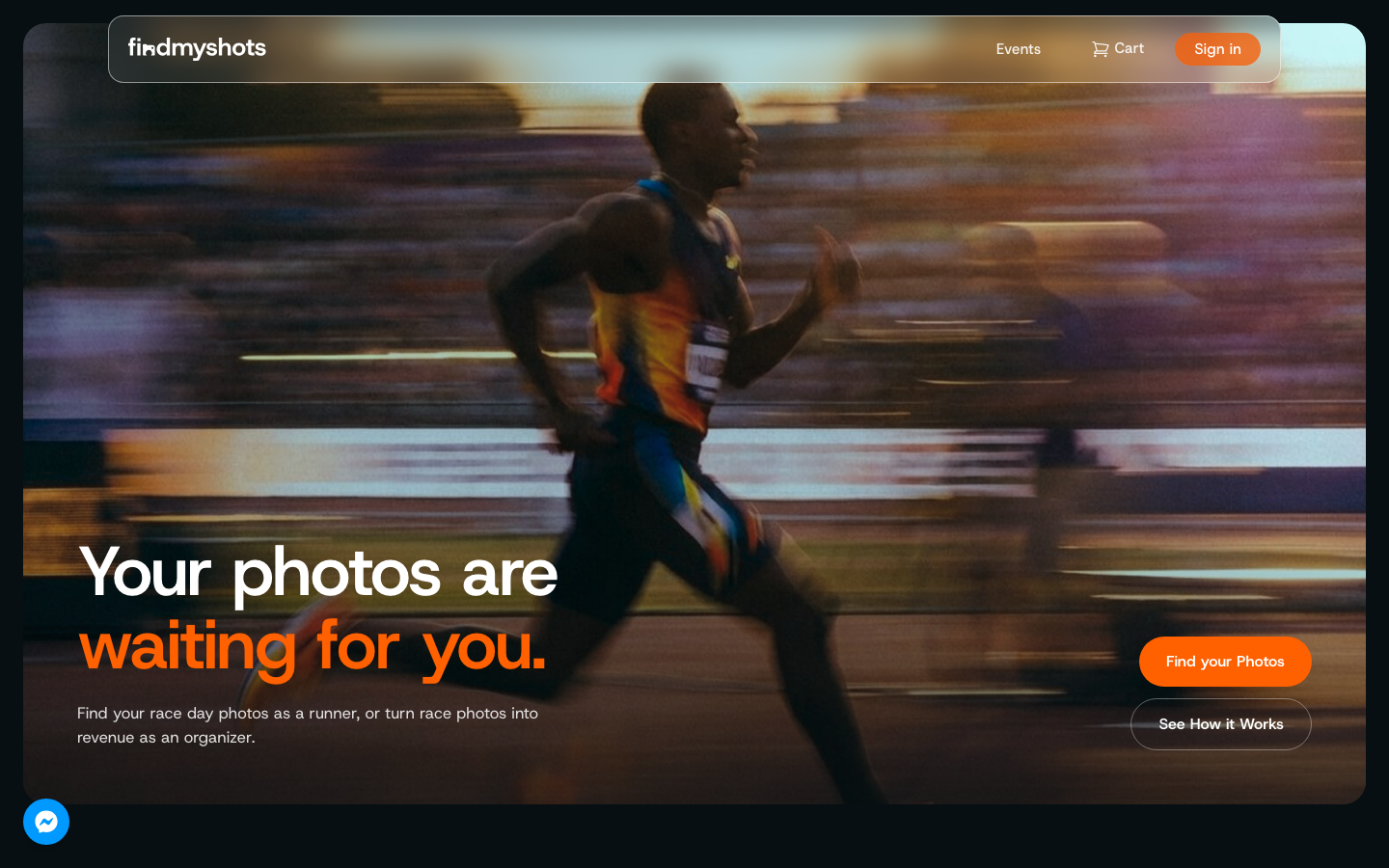 FindMyShots — Race participants find their moments. Photographers build their livelihood.